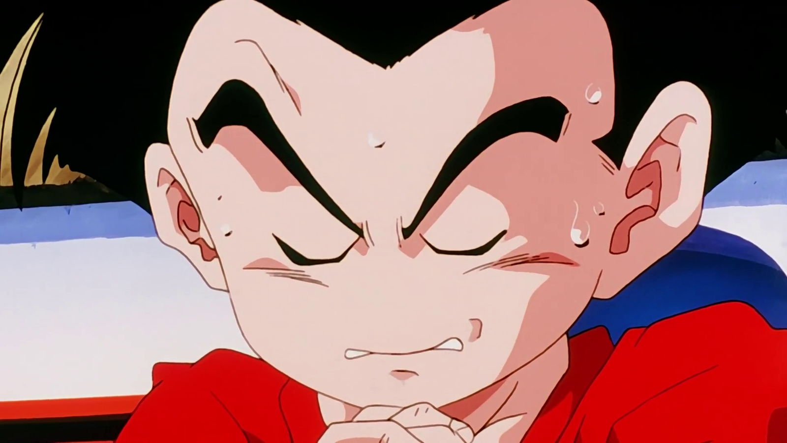 Meme Krilin diosito Dende ayúdame DBZ