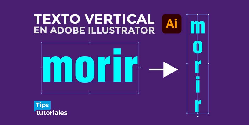 TEXTO VERTICAL en Adobe Illustrator ð¤
