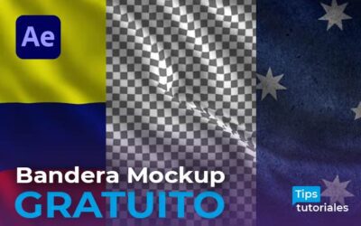 Bandera mockup gratis mega After Effects