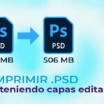 Cómo hacer que un archivo de Photoshop pese menos paso a paso
