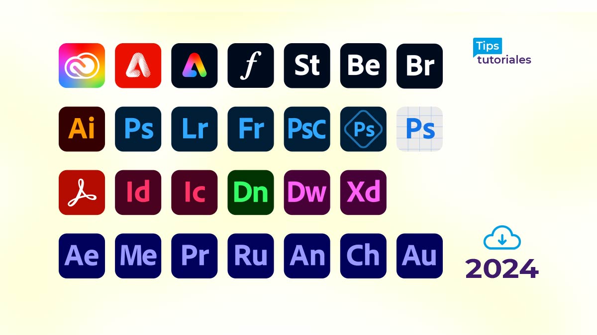 logos adobe 2024 vector