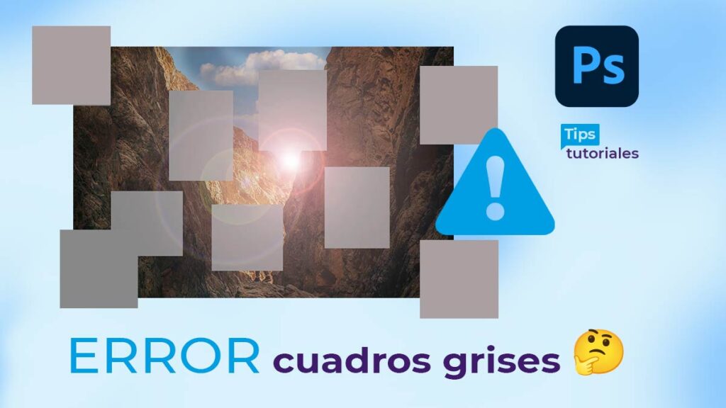 Photoshop, error cuadro gris,