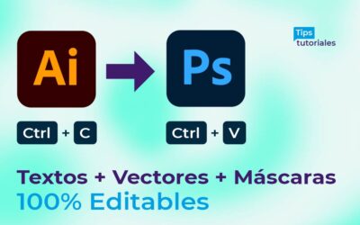 Pasar capas 100% editables de Illustrator a Photoshop en 30s
