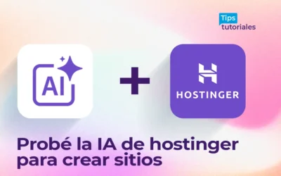 Cómo crear una página web con IA de Hostinger: ¿Realmente toma minutos?