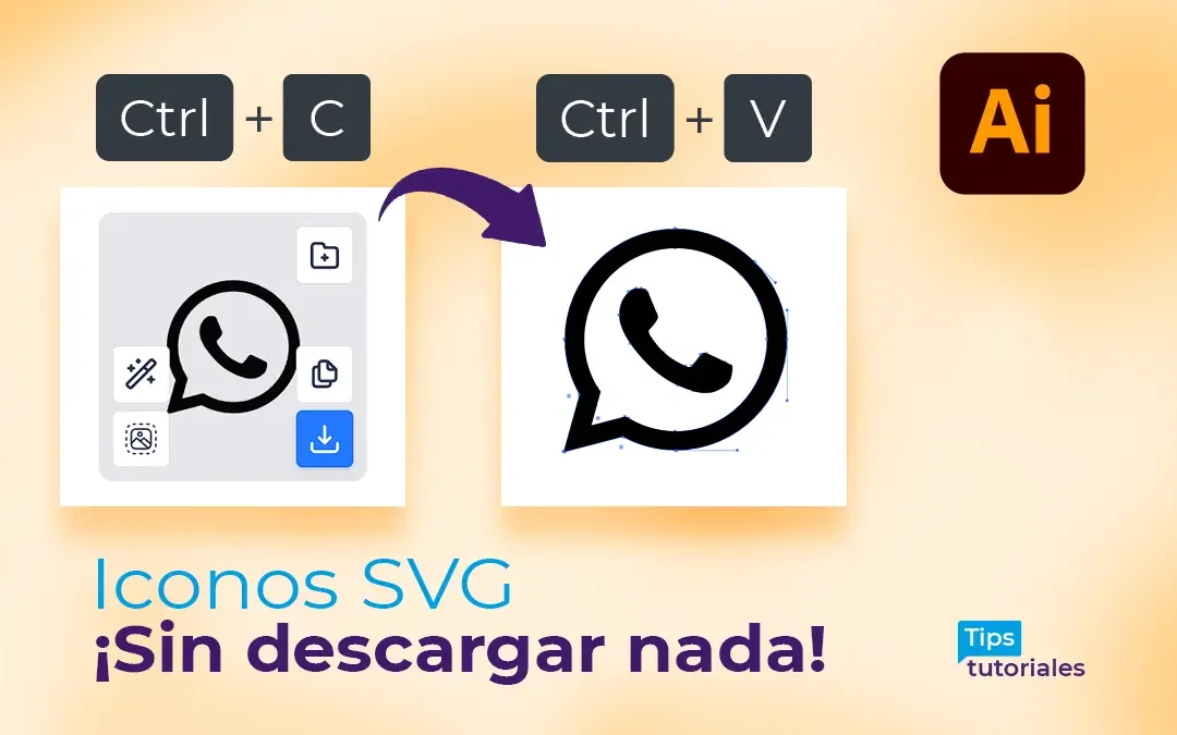 Iconos SVG para Illustrator: El truco para copiar y pegar